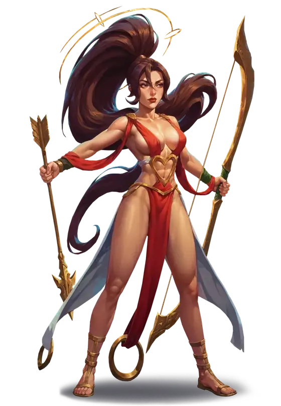 Archer with a golden bow